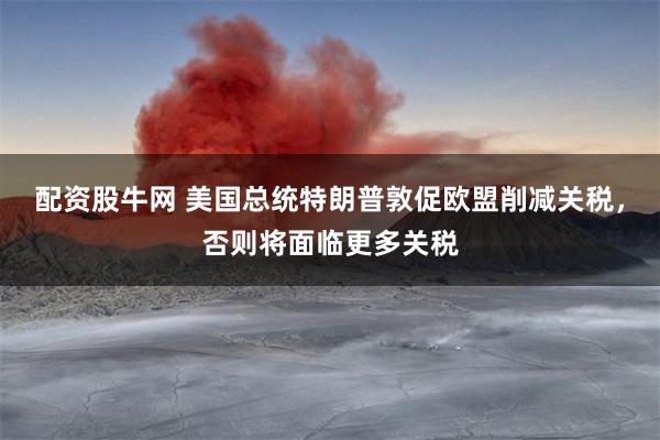 配资股牛网 美国总统特朗普敦促欧盟削减关税，否则将面临更多关税