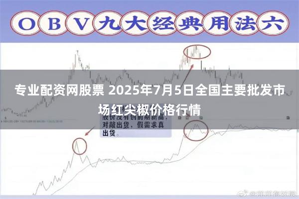 专业配资网股票 2025年7月5日全国主要批发市场红尖椒价格行情